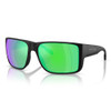 Matte Black/Green Reflex