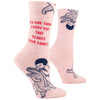 Blue Q Women's Do One Thing Every Day That Scares Your Family Crew Sock