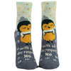 Blue Q Women's With All Due Respect Ankle Sock