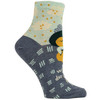 Blue Q Women's With All Due Respect Ankle Sock