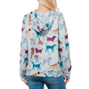 La Soul Women's Dog Knit Pullover Hoodie