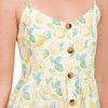 LA Soul Women's Lemon Print Cami Dress