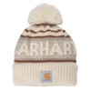Carhartt Women's Fair Isle Knit Branded Cuffed Beanie