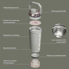 Stanley The Vitalize 20 oz. Double-Wall Vacuum Insulated Shaker Bottle