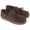 Lamo Men's Classic Suede Moc with Faux Fur Lining