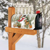 MailWraps Woodland Snowman Magnetic Mailbox Cover