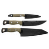 4005BK01 - OD Green - set, sheathed
