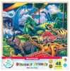 Leanin' Tree Wood Jigsaw Puzzle - Dinosaur Friends