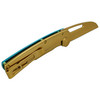 SOG Escape FL Blue/Gold Folding Knife