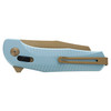 SOG Diverge XR Sheepsfoot Light Blue + Gold Folding Knife