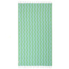 Sand Cloud Rumble Waves Lime Beach Towel