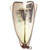 Thread Leather RFID Zip Wallet