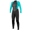 Black / Light Aqua - front
