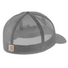 Carhartt Men's Rugged Flex Fitted Canvas Mesh-Back Logo Graphic Hat