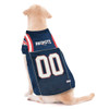 Pets First New England Patriots Striped Pet Jersey