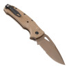 Hogue SIG K320A M17/M18 Coyote PVD Partially Serrated Drop Point Auto Knife