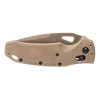 Hogue SIG K320 M17/M18 Coyote Tan PVD Partially Serrated Drop Point Folding Knife