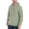 Carhartt Men's Loose Fit Midweight Hooded Logo-Sleeve Sweatshirt
