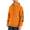 Carhartt Men's Loose Fit Midweight Hooded Logo-Sleeve Sweatshirt