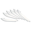 Outdoor Edge RazorSafe System Razor-Lite 3.5" Drop Point Replacement Blade - 6 Pk.