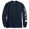 Carhartt Men's Big & Tall Loose Fit Heavyweight Graphic Logo Sleeve Long-Sleeve T-Shirt