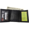 Deerfield Leathers Men's Classic Leather Trifold RFID Wallet