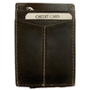 Deerfield Leathers Men's Crazy Horse RFID Rustic Look Leather Magnetic Money Clip Wallet