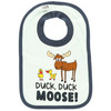 Lazy One Infant Duck Duck Moose Bib