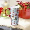 Evergreen Winter Dogs in Scarves Ceramic Travel Cup w/ Lid