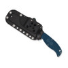 Spyderco Enuff 2 Blue PlainEdge Fixed Blade Knife