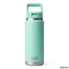 YETI Rambler 26 oz. Stainless Steel Vacuum Insulated Bottle w/ Straw Cap