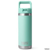 YETI Rambler 18 oz. Stainless Steel Vacuum Insulated Bottle w/ Straw Cap