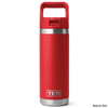 YETI Rambler 18 oz. Stainless Steel Vacuum Insulated Bottle w/ Straw Cap