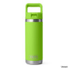 YETI Rambler 18 oz. Stainless Steel Vacuum Insulated Bottle w/ Straw Cap