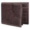 Buxton Men's Hunt Credit Card Billfold Leather Wallet with Card Case