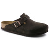 Birkenstock Men's & Women's Boston Soft Footbed Suede Leather Clog