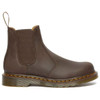 Dr. Martens AirWair Unisex 2976 Yellow Stitch Crazy Horse Leather Chelsea Boot