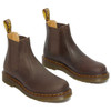 Dr. Martens AirWair Unisex 2976 Yellow Stitch Crazy Horse Leather Chelsea Boot