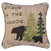 Manual Woodworkers & Weavers What Happens In The Woods Pillow