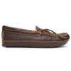 Minnetonka Men's Moosehide Sheepskin-Lined Moccasin