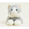 Warmies Laying Down Gray Cat Plush Stuffed Animal