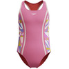 Speedo Girl's Print Spliced Racerback Swimsuit