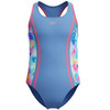 Speedo Girl's Print Spliced Racerback Swimsuit