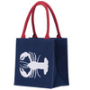 Rockflowerpaper Lobster Navy Itsy Bitsy Gift Bag