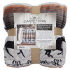 Carstens Inc. Running on the Range Plush Sherpa Fleece Throw Blanket