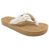 Tidewater Sandals Women's Braided Flip Flop Sandal