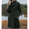 Aran Crafts Women's Burren Chunky Collar Sweater Coat
