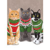 Allport Editions Cats in Sweaters Boxed Holiday Cards