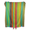 Pokoloko Caravan Multi Stripe Fringed Alpaca Blanket