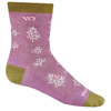 Wide Open Women's Foliage No Cushion Micro Crew Socks